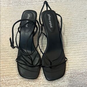Jeffrey Campbell Black Strappy Women's Sandals